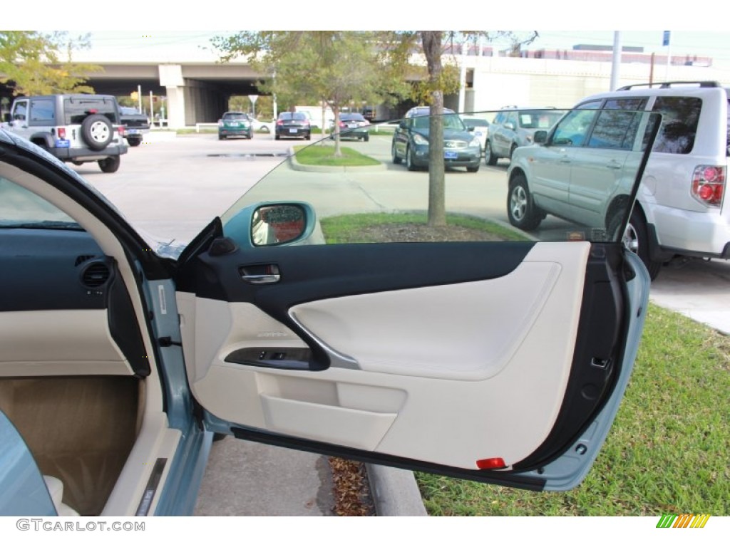 2010 IS 250C Convertible - Cerulean Blue Metallic / Alabaster photo #13