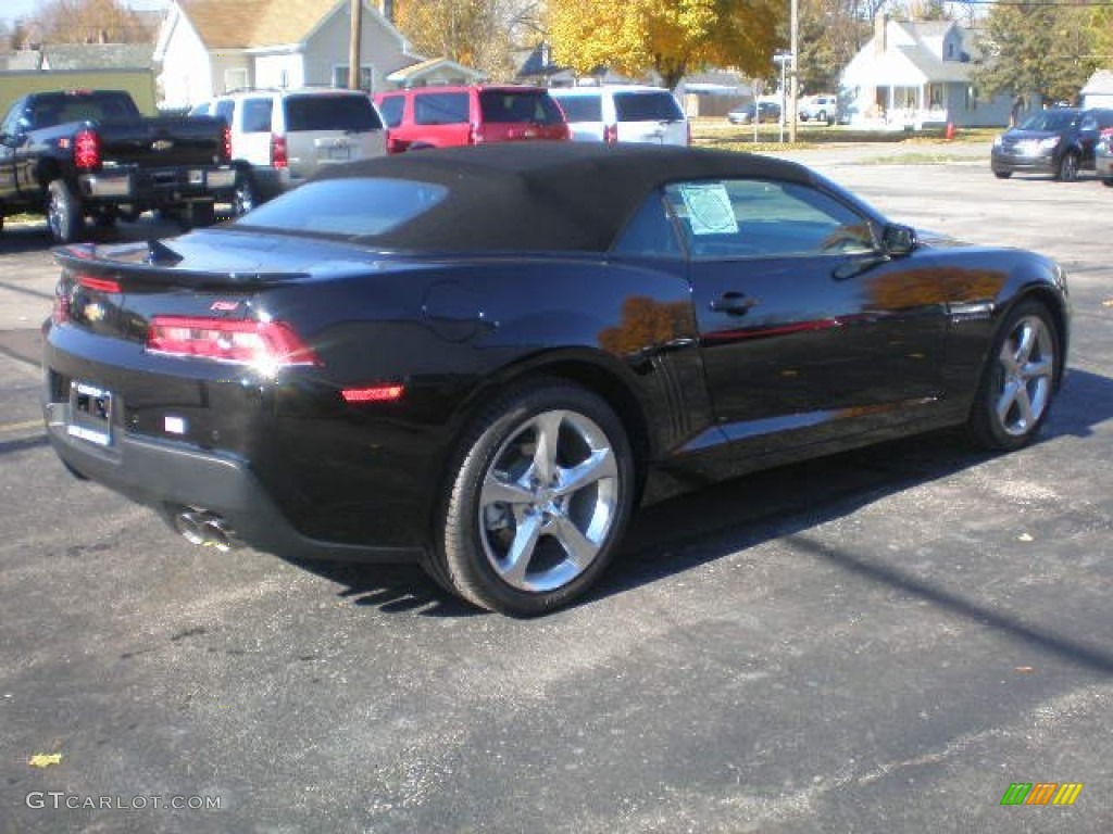 2014 Camaro LT/RS Convertible - Black / Black photo #8