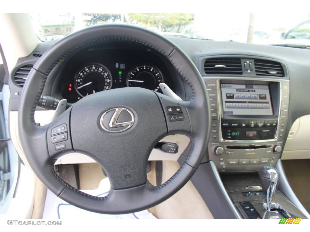 2010 IS 250C Convertible - Cerulean Blue Metallic / Alabaster photo #20