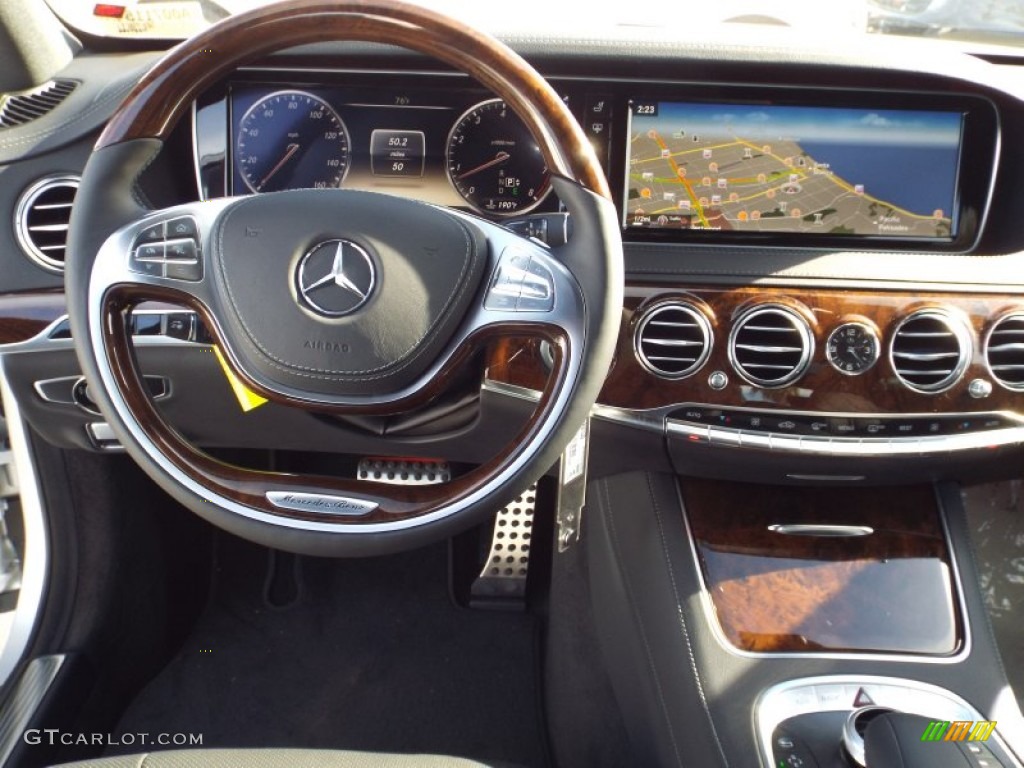 2014 Mercedes-Benz S 550 Sedan Black Dashboard Photo #87671768