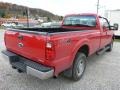 2012 Vermillion Red Ford F250 Super Duty XL SuperCab 4x4  photo #5