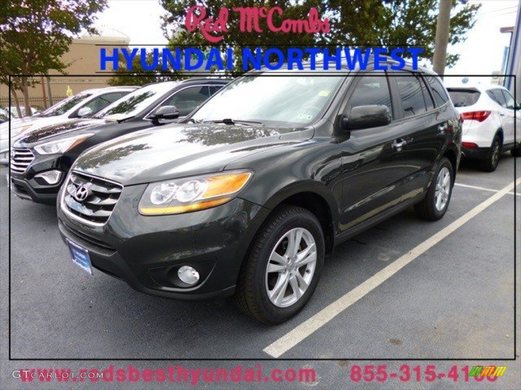 Black Forest Green Metallic Hyundai Santa Fe