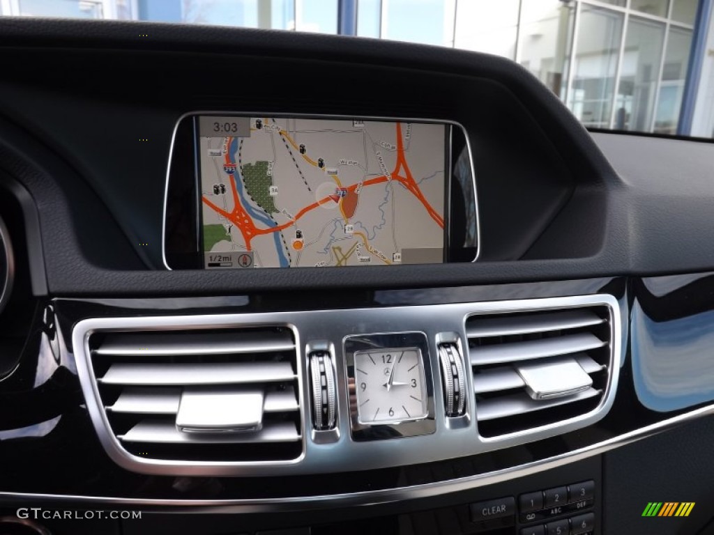 2014 E 350 4Matic Sedan - Obsidian Black Metallic / Porcelain/Black photo #8