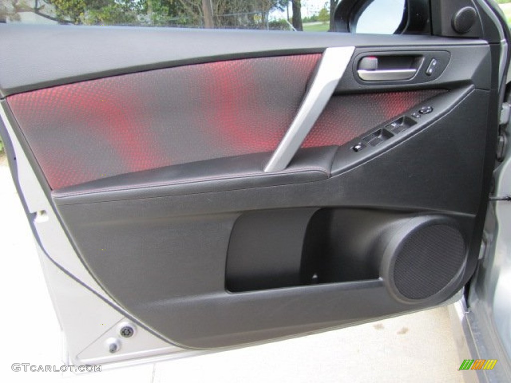 2011 Mazda MAZDA3 MAZDASPEED3 Black Door Panel Photo #87674168