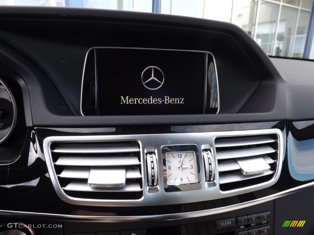 2014 E 350 4Matic Sedan - Obsidian Black Metallic / Porcelain/Black photo #9