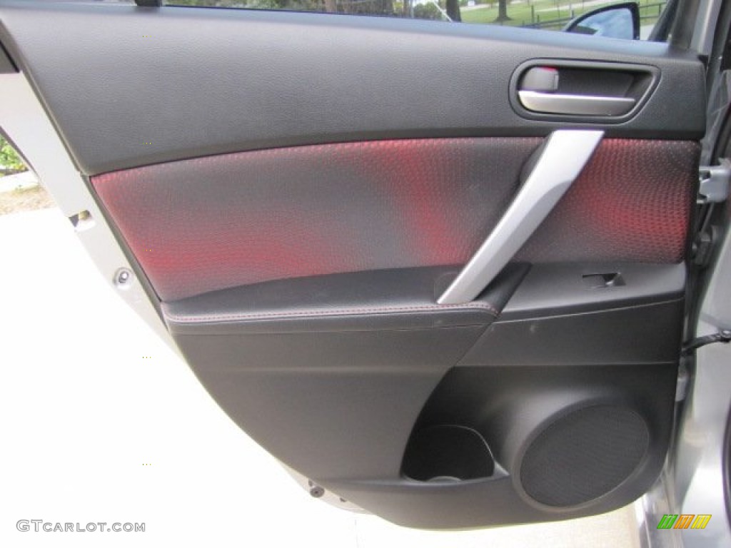 2011 Mazda MAZDA3 MAZDASPEED3 Black Door Panel Photo #87674192