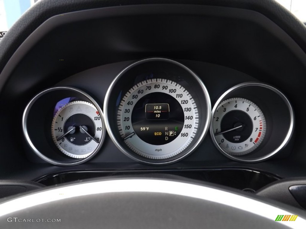 2014 E 350 4Matic Sedan - Obsidian Black Metallic / Porcelain/Black photo #10
