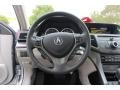 2014 Acura TSX Graystone Interior Steering Wheel Photo