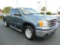 Stealth Gray Metallic - Sierra 1500 SLE Extended Cab Photo No. 10