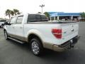 2011 Oxford White Ford F150 Lariat SuperCrew  photo #3