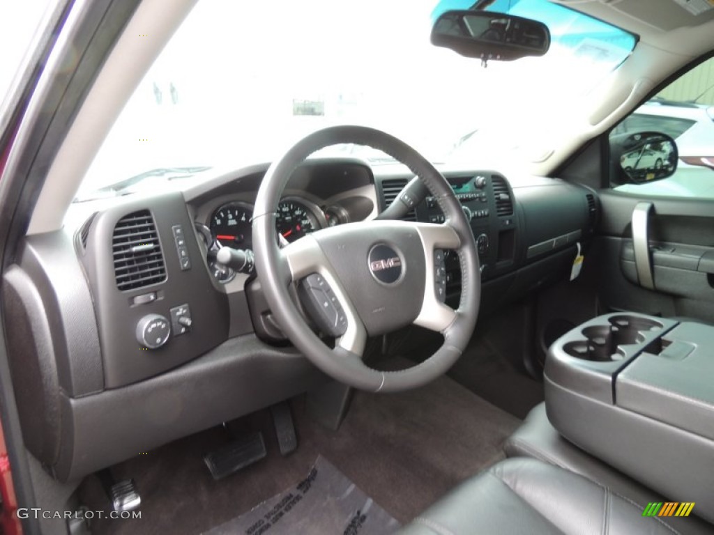 2013 Sierra 1500 SLE Crew Cab - Sonoma Red Metallic / Ebony photo #3