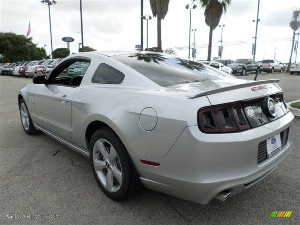 2014 Mustang GT Coupe - Ingot Silver / Charcoal Black photo #3