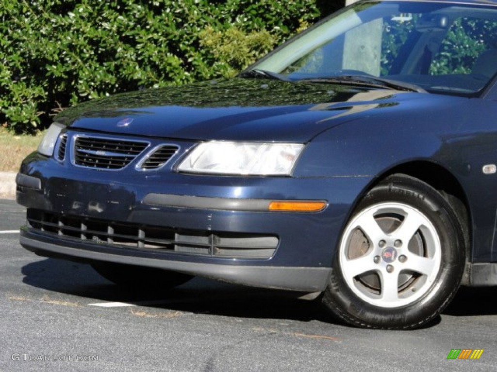 2004 9-3 Linear Sedan - Nocturne Blue Metallic / Parchment photo #22