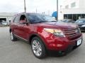 2014 Ruby Red Ford Explorer Limited  photo #7