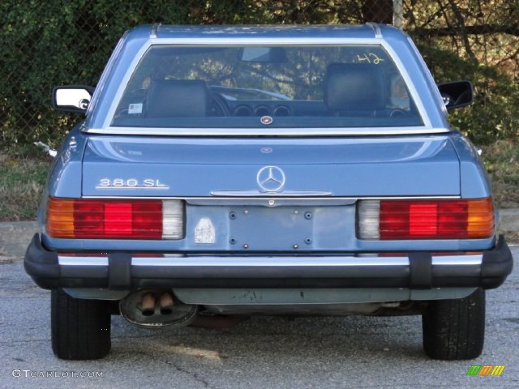 China Blue 1982 Mercedes-Benz SL Class 380 SL Roadster Exterior Photo #87679031