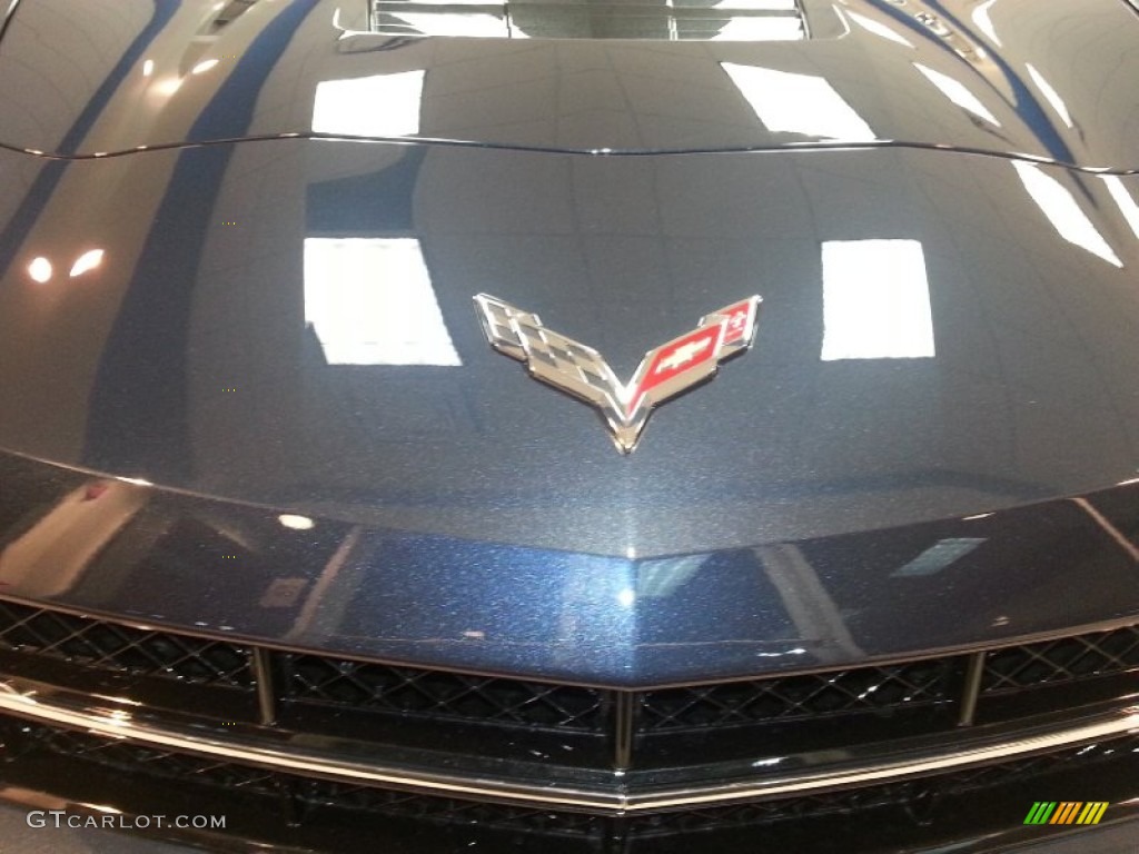 2014 Corvette Stingray Coupe - Night Race Blue Metallic / Jet Black photo #4