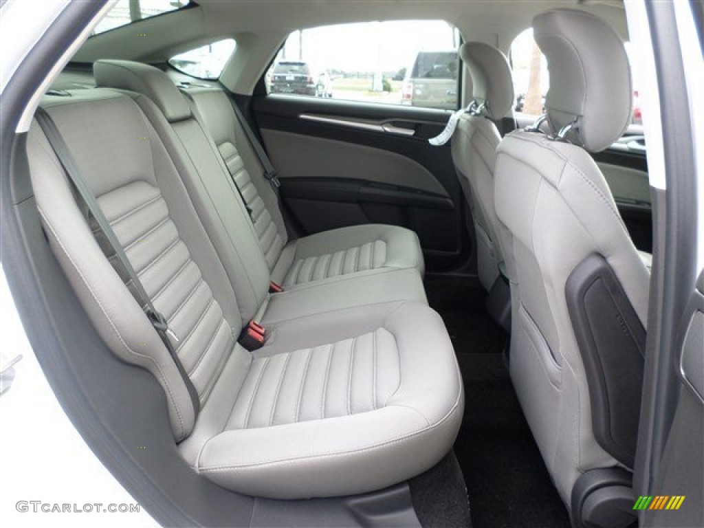 2014 Ford Fusion S Rear Seat Photo #87680108