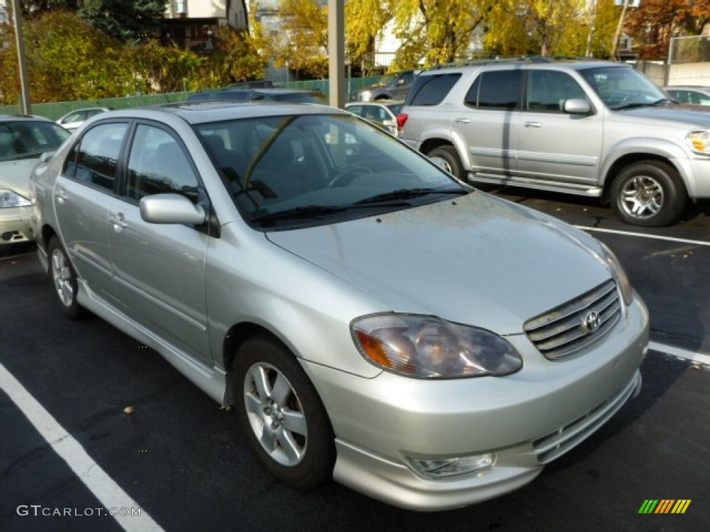 2003 Corolla S - Lunar Mist Metallic / Black photo #1