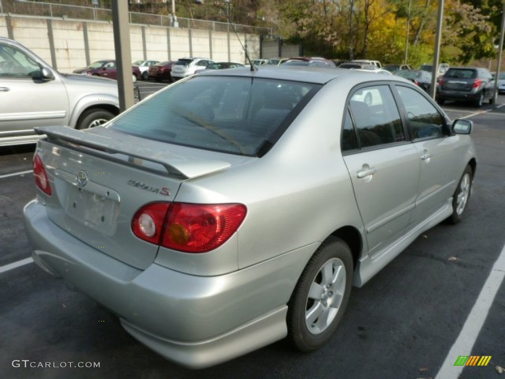 2003 Corolla S - Lunar Mist Metallic / Black photo #12