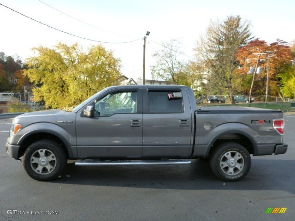 2010 F150 FX4 SuperCrew 4x4 - Sterling Grey Metallic / Black photo #2