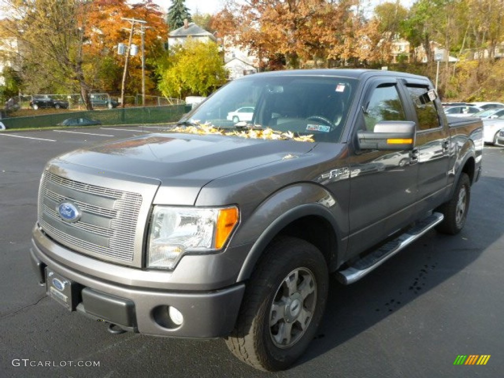 2010 F150 FX4 SuperCrew 4x4 - Sterling Grey Metallic / Black photo #3