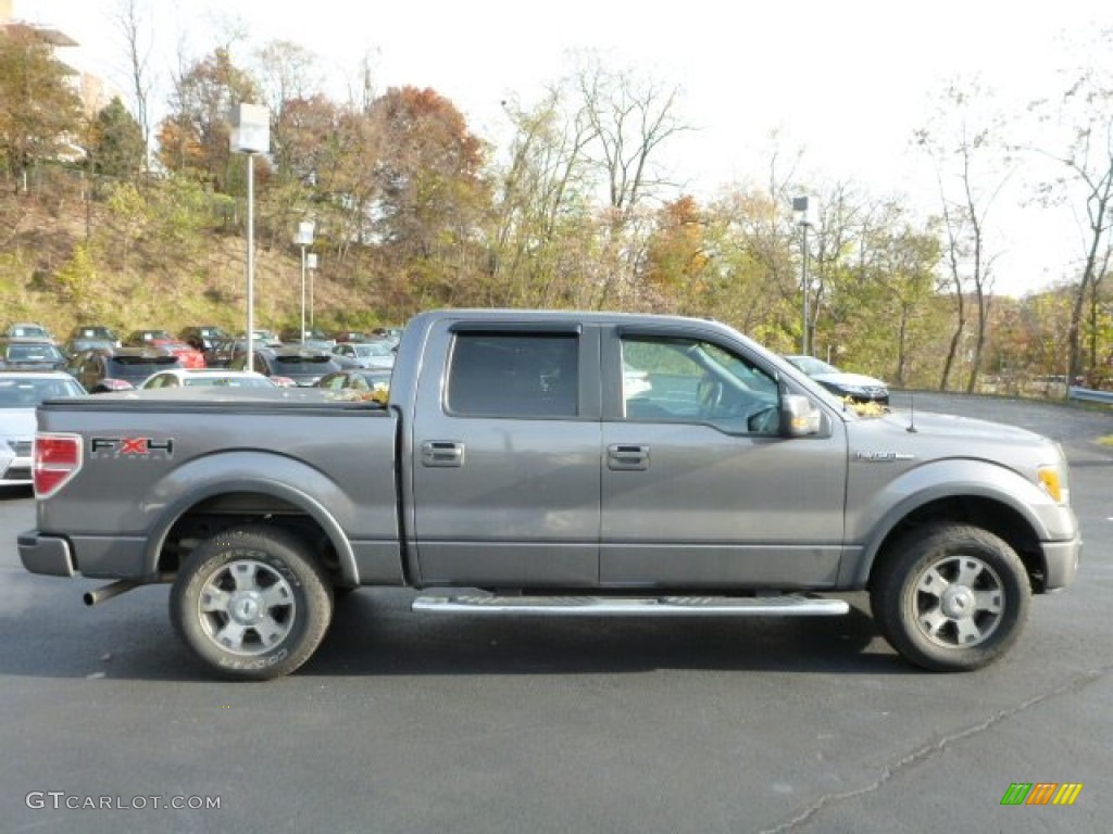 2010 F150 FX4 SuperCrew 4x4 - Sterling Grey Metallic / Black photo #10