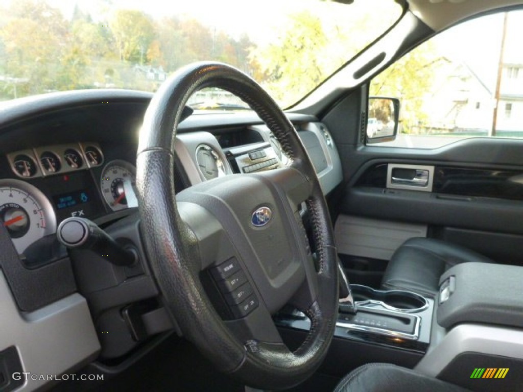 2010 F150 FX4 SuperCrew 4x4 - Sterling Grey Metallic / Black photo #18