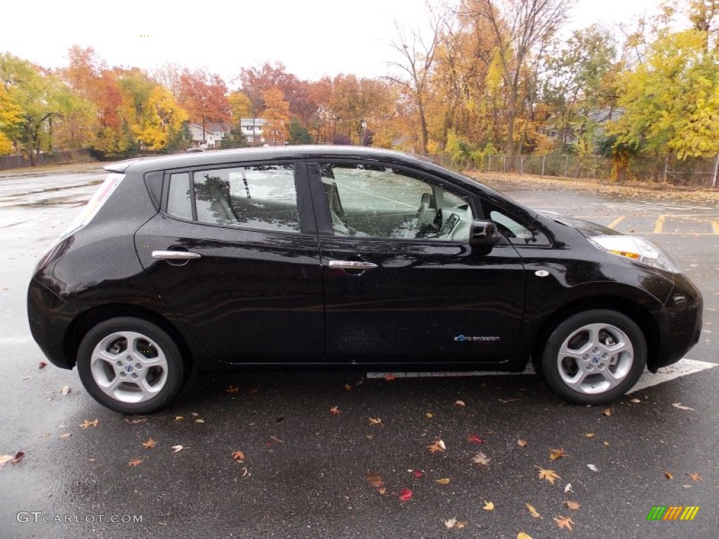 Super Black 2011 Nissan LEAF SL Exterior Photo #87681455