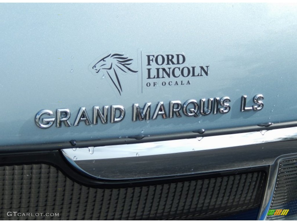 2009 Grand Marquis LS - Light Ice Blue Metallic / Medium Light Stone photo #9