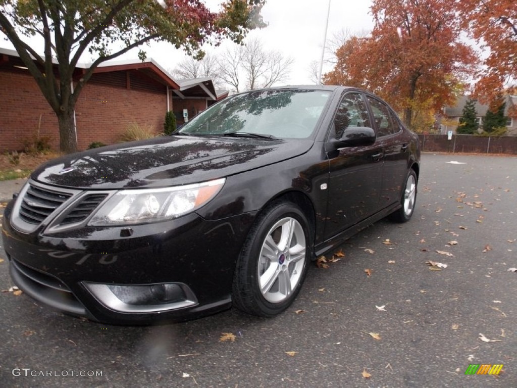 Jet Black Metallic Saab 9-3