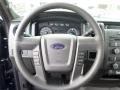 2013 Ford F150 Steel Gray Interior Steering Wheel Photo