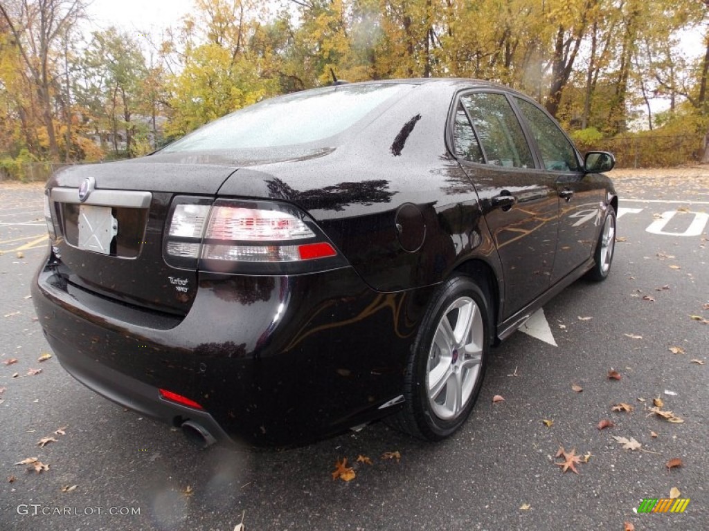 2011 9-3 Aero Sport Sedan XWD - Jet Black Metallic / Black photo #5