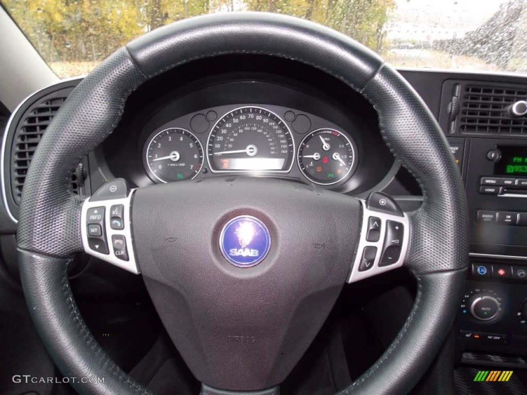 2011 Saab 9-3 Aero Sport Sedan XWD Steering Wheel Photos