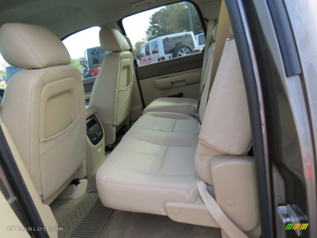 2013 Sierra 1500 SLE Crew Cab - Mocha Steel Metallic / Very Dark Cashmere/Light Cashmere photo #14