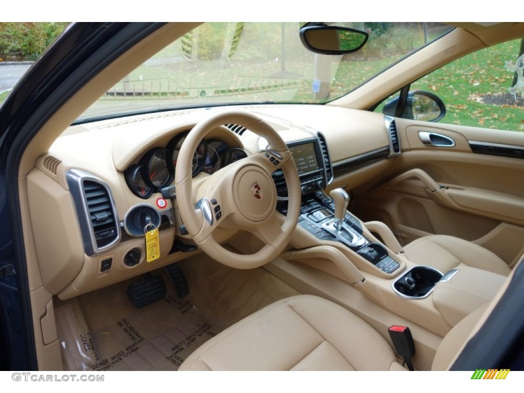 2011 Cayenne  - Dark Blue Metallic / Luxor Beige photo #10