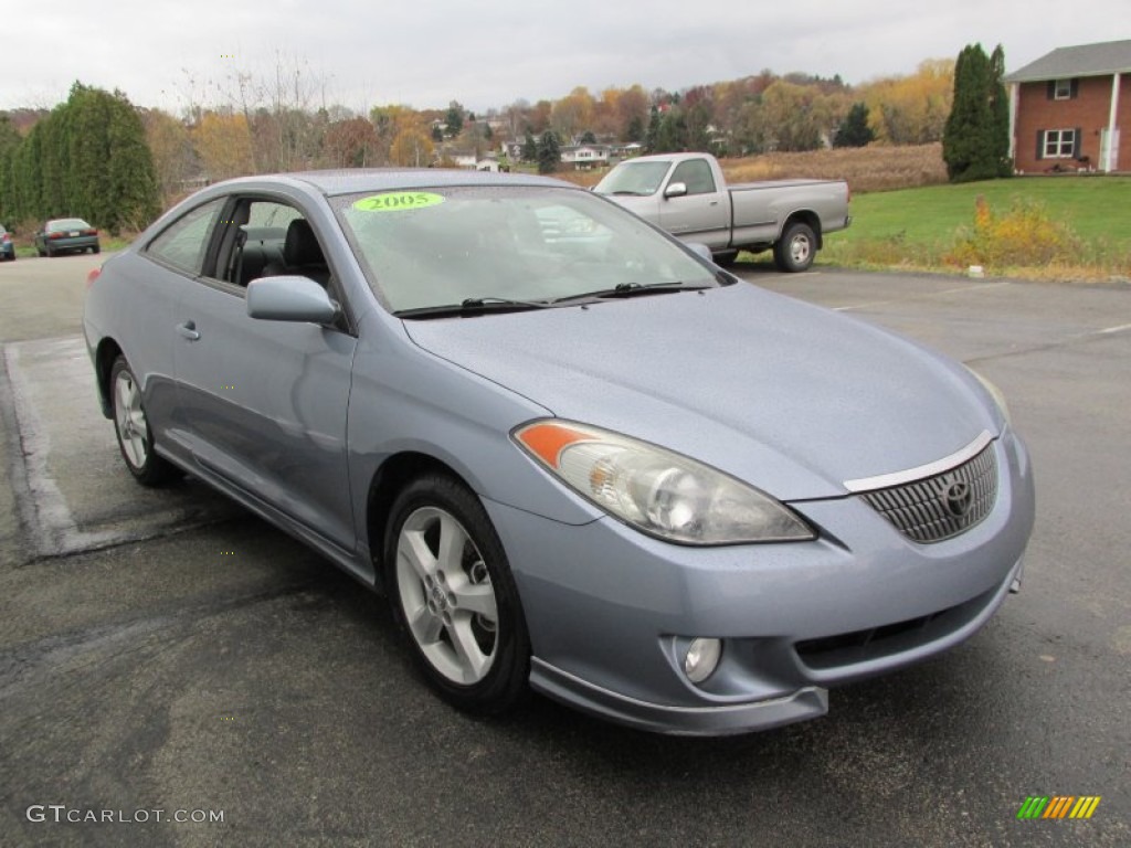Cosmic Blue Metallic 2005 Toyota Solara SLE V6 Coupe Exterior Photo #87683540