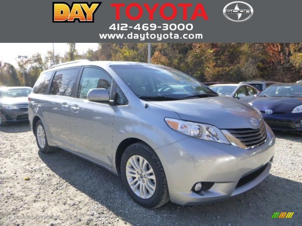 2014 Sienna XLE - Silver Sky Metallic / Light Gray photo #1