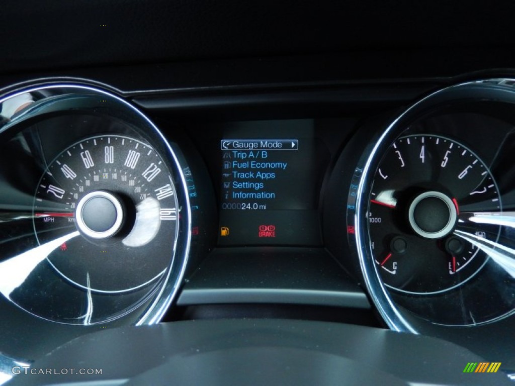 2014 Ford Mustang GT/CS California Special Coupe Gauges Photo #87683945
