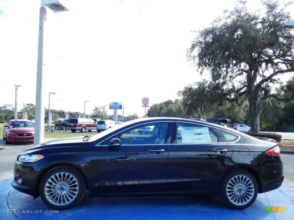 Tuxedo Black 2014 Ford Fusion Titanium Exterior Photo #87684437