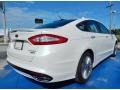 2014 White Platinum Ford Fusion Titanium  photo #3