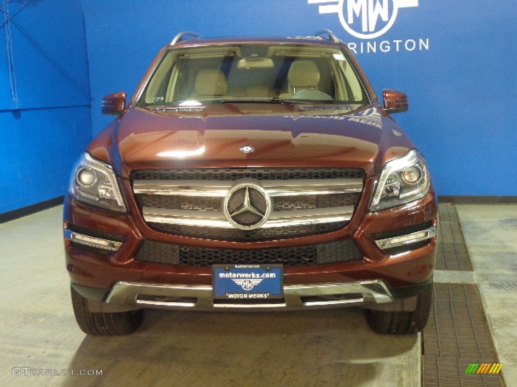 2013 GL 450 4Matic - Cinnabar Red Metallic / Almond Beige photo #2