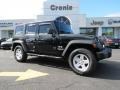 2009 Black Jeep Wrangler Unlimited X 4x4  photo #1