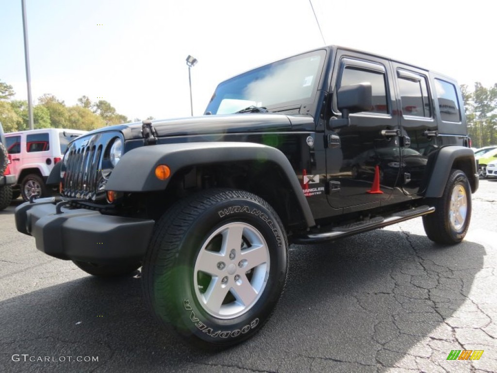 Black 2009 Jeep Wrangler Unlimited X 4x4 Exterior Photo #87685926