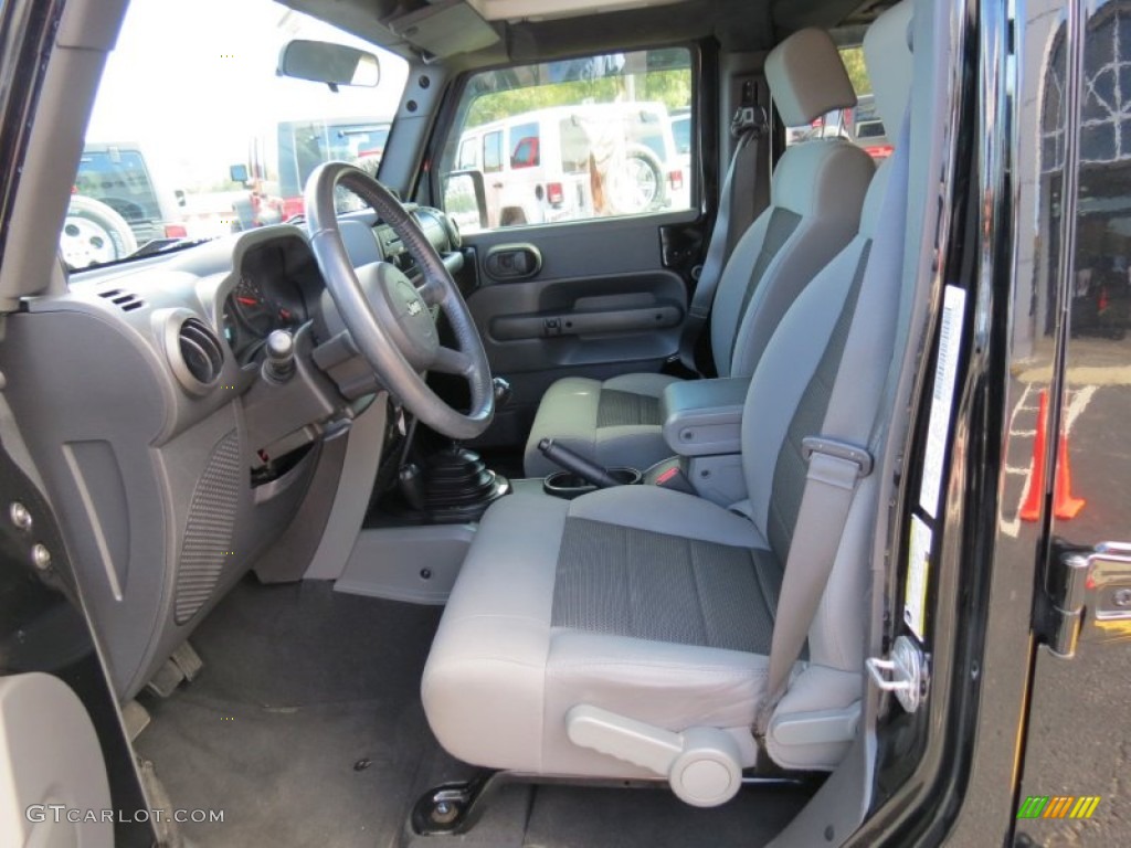 Dark Slate Gray/Medium Slate Gray Interior 2009 Jeep Wrangler Unlimited X 4x4 Photo #87686121