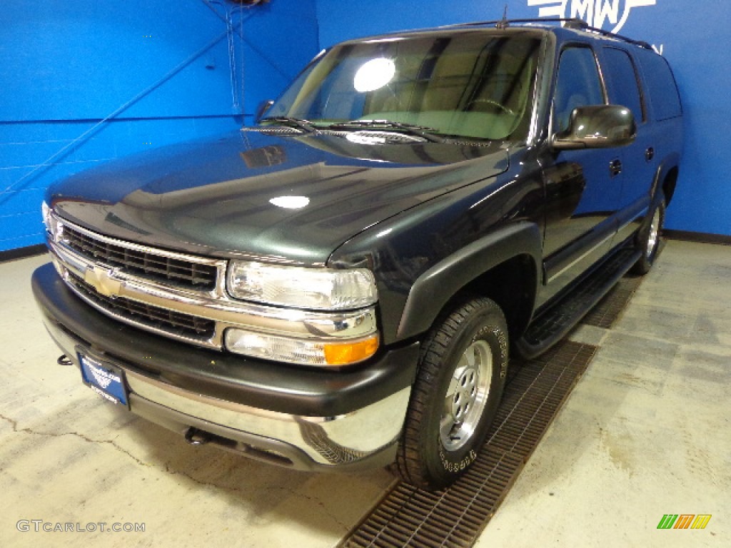 2003 Suburban 1500 LT 4x4 - Dark Gray Metallic / Gray/Dark Charcoal photo #1