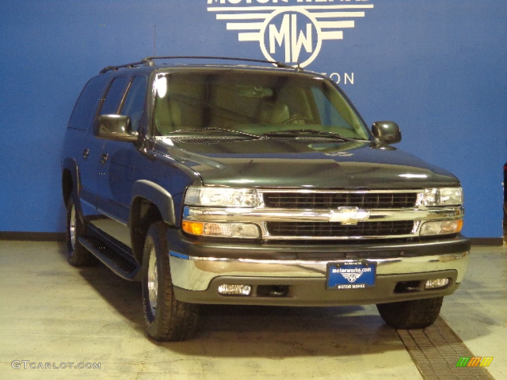 2003 Suburban 1500 LT 4x4 - Dark Gray Metallic / Gray/Dark Charcoal photo #2