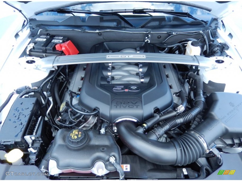 2014 Ford Mustang GT Convertible 5.0 Liter DOHC 32-Valve Ti-VCT V8 Engine Photo #87686453