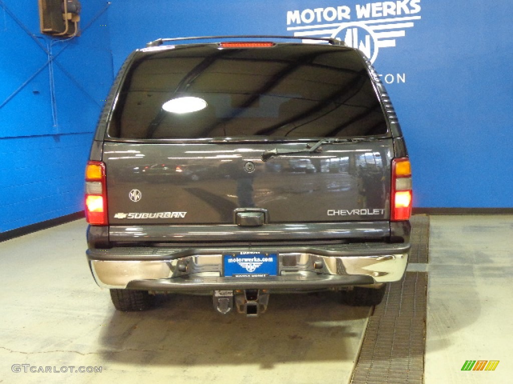 2003 Suburban 1500 LT 4x4 - Dark Gray Metallic / Gray/Dark Charcoal photo #10