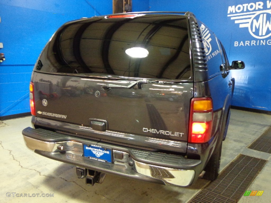 2003 Suburban 1500 LT 4x4 - Dark Gray Metallic / Gray/Dark Charcoal photo #11