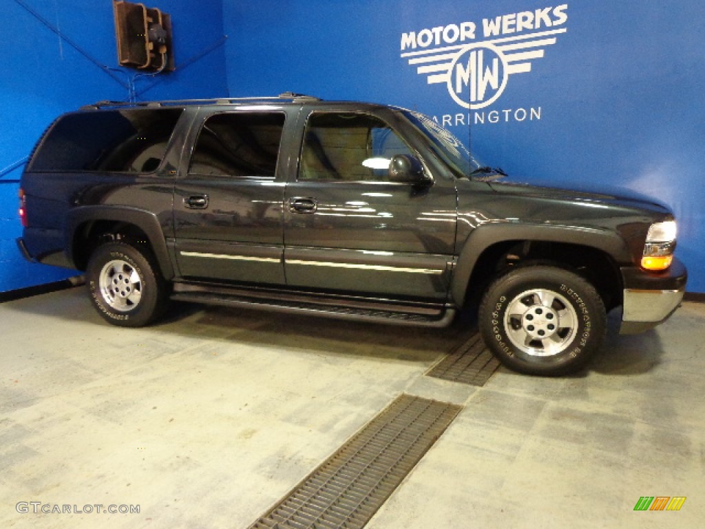 2003 Suburban 1500 LT 4x4 - Dark Gray Metallic / Gray/Dark Charcoal photo #12